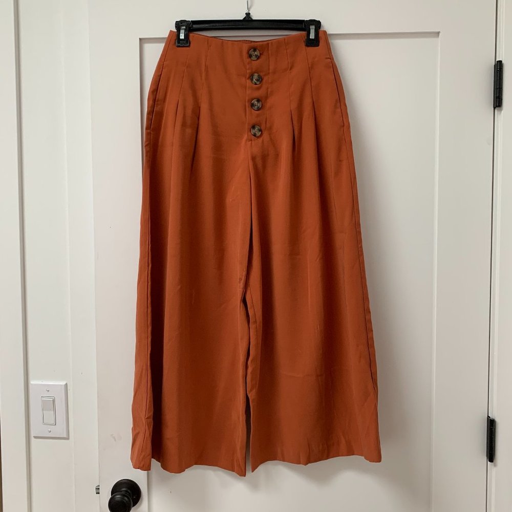 Zara TRF Wide cropped pants
